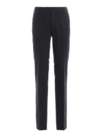 Pantaloni in cotone blu notte