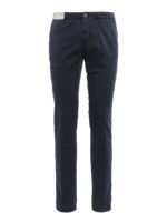 Pantaloni in cotone invecchiato