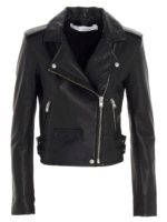 Giubbino biker Ashville in pelle nera