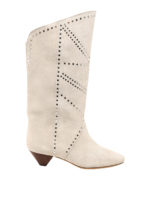 Stivaletti in camoscio impreziositi