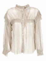Camicia Elmirae color metallic beige