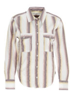 Camicia in cotone a righe verticali