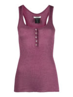 Canottiera in cotone  con bottoncini