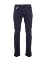 Pantalone blu con logo blu