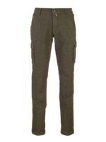 Pantalone verde con logo verde