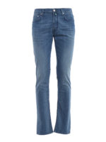 Jeans in morbido cotone slavato