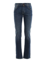 Jeans Style 622 con etichetta logo marrone