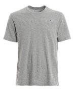 T-shirt in jersey con logo imbottito