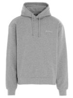 Felpa con cappuccio in cotone grigia