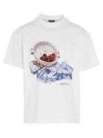 T-shirt Cerises bianca