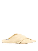 Sandali piatti in pelle