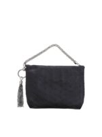 Pochette Callie in pelle nera