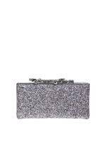 Clutch Celeste S in tessuto glitterato