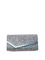 Clutch Emmie in pelle glitterata