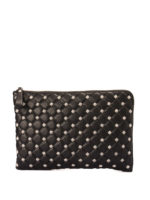 Pochette trapuntata con borchie