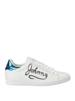 Sneaker Johnny in pelle bianca