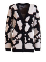 Cardigan con motivo muccato