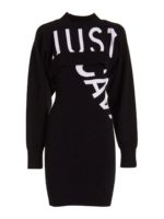 Tubino in maglia con logo