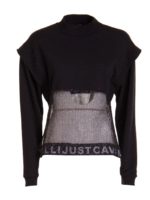 Felpa con rete glitter