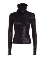 Maglia dolcevita con paillettes