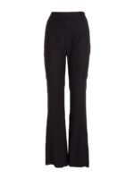 Pantaloni a zampa con logo sul fondo