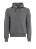 Felpa in misto cotone con patch logo