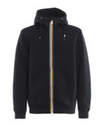 Felpa Rainer Spacer con cappuccio nera