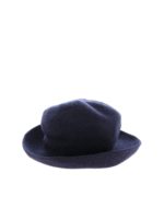 Cappello blu in lana merino
