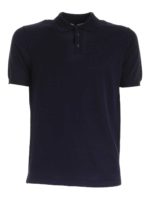 Polo in maglia leggera blu