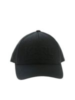 Cappello con logo in 3D nero