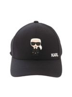 Cappello con icona Karl nero