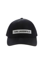 Cappello nero con logo catarifrangente