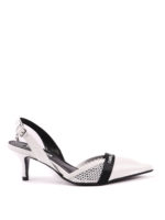 Slingback Pandora bianche