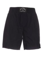 Shorts neri con etichetta logo