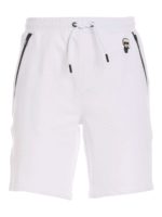 Shorts bianchi con patch gommato