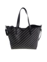 Borsa Stripe Shopper con logo