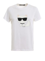 T-shirt con stampa Choupette