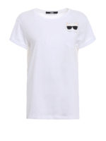 T-shirt Ikonik Choupette bianca