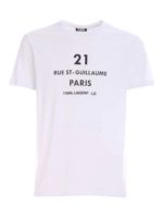 T-shirt Rue St Guillaume bianca
