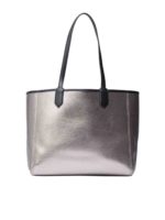 Borsa tote K Journey metallizzata e nera