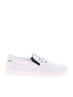 Slip-on Kupsole Love in vera pelle bianca