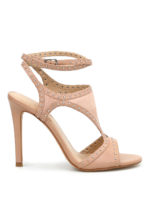 Sandali in pelle Elsie con borchie