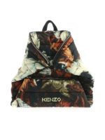 Zaino stampa KENZO Horses sui toni dei beige