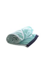 Telo mare verde acqua con stampa tigre