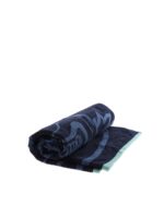 Telo mare blu con stampa tigre