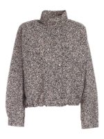 Giubbino Printed Zipped beige