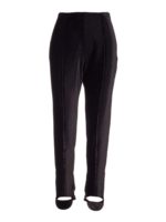 Pantalone nero con fondo stretch