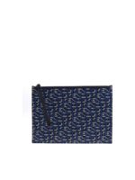 Bustina monogramma Kenzo grande blu
