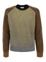 Maglione in lana a coste inglesi