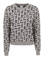 Pull con motivo monogramma